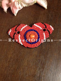 Buy Handmade Red & Blue Coral Beads Ladakhi Hair Clips At RespectOrigins.com