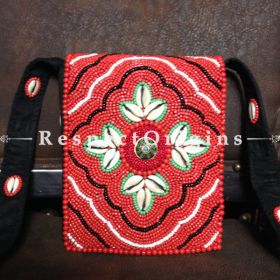 Buy Beaded Ladakhi Bag;Red,Green & Black; Handmade Ethnic Bag for Women and Girls At RespectOrigins.com