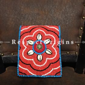 Buy Beaded Ladakhi Bag;Red,Blue & White; Handmade Ethnic Bag for Women and Girls At RespectOrigins.com