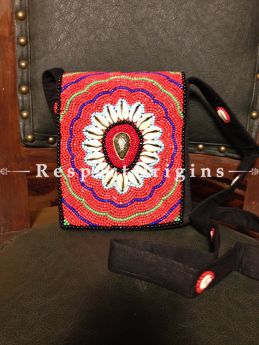 Buy Beaded Ladakhi Bag; Red, Green & Blue; Handmade Ethnic Bag for Women and Girls At RespectOrigins.com