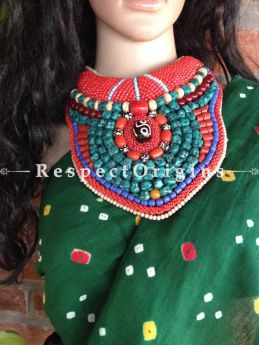 Buy Ladakhi Beaded Chocker;Multicolor ;Handmade Necklace for Women at Respectorigins.com
