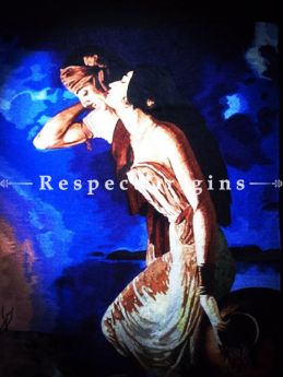 Buy Exquisite thread painting captures the masculine and the feminine reality of humans. Size 24x18 in. At RespectOriigns.com