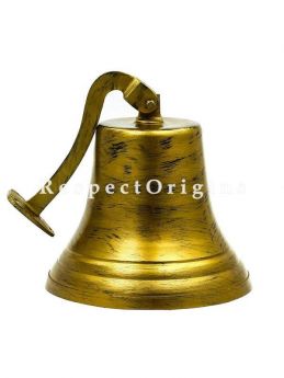 Buy 11 Inches Shipwrecked Classic Nautical Decor Boat Bell With Antique Finish Antique Brushed Brass Bell At RespectOrigins.com