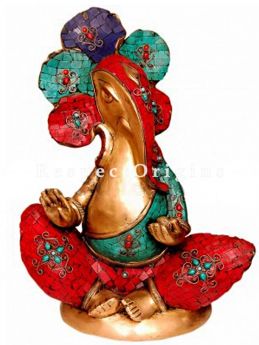 Buy Beautiful Brass Idol Of Lord Ganesha 18 Inches at RespectOrigins.com