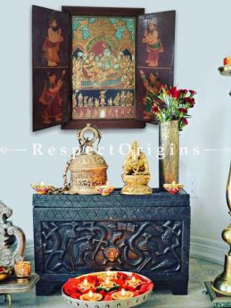 Buy Antique Original Tanjore Bal Gopal Krishna Temple Painting At RespectOrigins.com