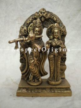 Buy Radha Krishna Statue; Brass at RespectOrigins.com