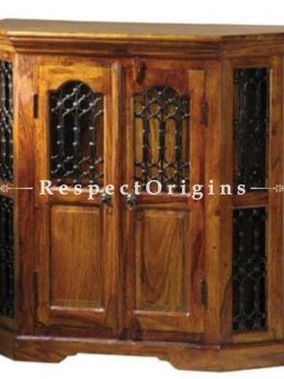 Buy Arthur Rustic Handmade Vintage Sheesham Wooden Bar Cabinet At RespectOrigins.com