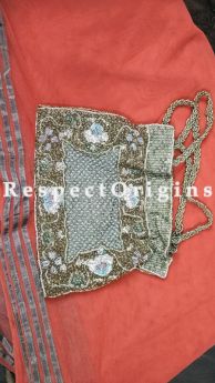 Buy Silk Clutch; Beige & Gold at RespectOrigins.com