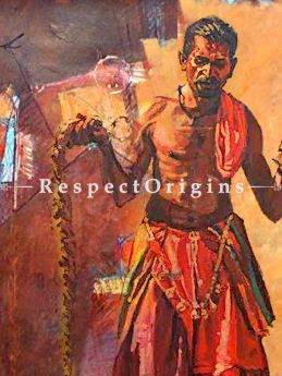 Handmade Painting of Banjara Made of Oil on Canvas  |Buy Painting of Banjara Made of Oil on Canvas   Online|RespectOrigins