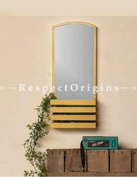 Buy Beige Plywood Shelf Mirror At RespectOrigins.com