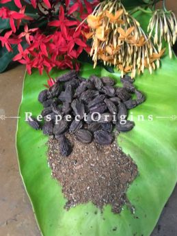 Buy Whole and Ground Black Cardamom(Badi Elaichi) Combo Pack 1kg each at RespectOrigins.com