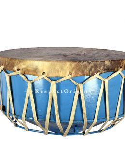 Damaram; Blue; Indian Musical Instrument; RespectOrigins.com
