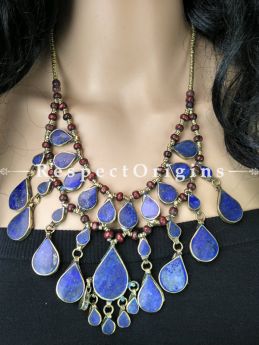 Heavenly Turquoise Blue Neckpiece; Turquoise Stone, RespectOrigins.com