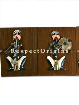 Buy Tribal Wall Art Musicians Wrought Iron, 6x8x2 in At RespectOrigins.com