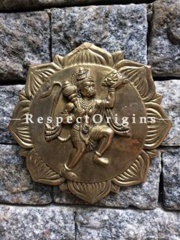 Buy Wall Hanging Hanuman; Brass at RespectOrigins.com