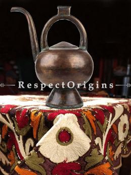 Buy Traditional Brass Kamandal With Handle And Spout And Tiny BoxOn Handle At RespectOrigins.com