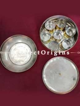 Brass Condiment Masala and Spice Multipurpose Container or Box-Pr-50222-70460