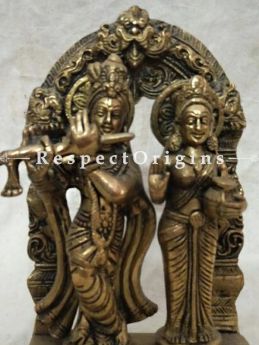 Buy Radha Krishna Statue; Brass at RespectOrigins.com