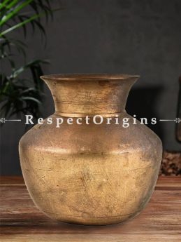 Buy Rare Brass Water Storage Water Pot With Wide Mouth At RespectOrigins.com
