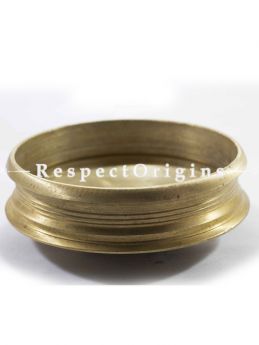 Handcrafted (Kansa) Bronze Urli;9.5 inches-Pr-50222-70454