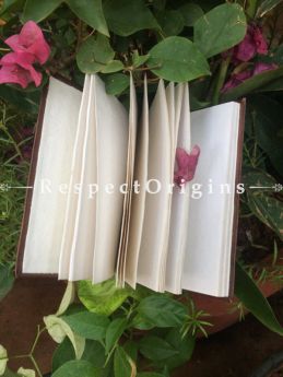 Buy Brown Hand Punched Rajasthani Leather Diary At RespectOrigins.com