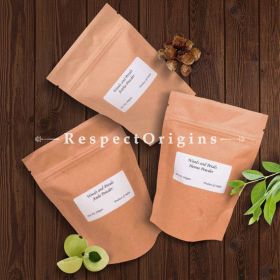 Buy Organic Amla Henna Reetha Powder Set of 3; 300 Gms; RespectOrigins. com