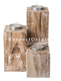Buy Mesa Wooden Candle Holder At RespectOrigins.com