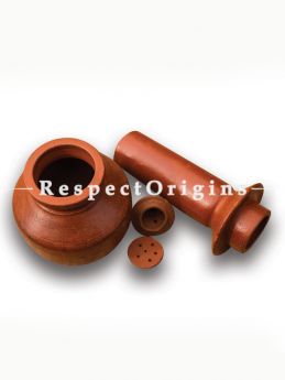 Toxic-Free & Hand-Seasoned Clay Puttu Maker (Kutti)-Pr-50222-70440