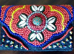 Buy Myrial Colors in Floral Design Ladhaki Clutch at RespectOrigins.com