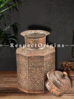 Buy Pure Copper Persian Style Urn Cookie Jar With Lid At RespectOrigins.com