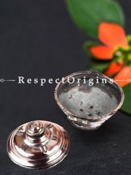 Buy Handmade Copper Sugar Bowl With Lid and Circular Base and Stand At RespectOrigins.com