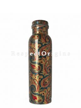 Handmade Pure Copper Water Bottle, 1000ml; RespectOrigins.com