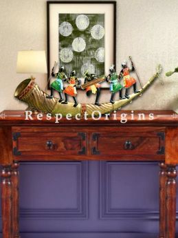 Buy Folk Performers in Wrought Iron, 9x26x1 in At RespectOrigins.com