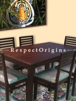 Buy 6 Seater Dining Table Set in Solid Wood At RespectOrigins.com