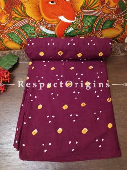 Brilliant Colouful Bhandhej Bandhani Tie Dye Running Cotton Fabric 10 meters.