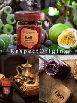 Fig Passion Fruit; Grape & Sweet Lime and; Mulberry Preserve Jam; Set of 3; Gourmet, Preserves, Ethnic, RespectOrigins. com