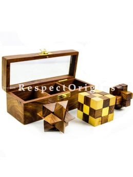 Buy 3 in 1 3D Assembly Puzzles Glass Games Box At RespectOrigins.com