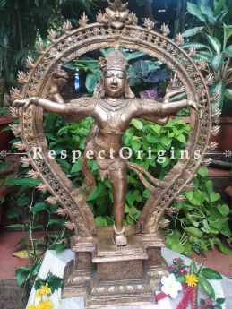 Buy Genuine Bronze Shiva Statue with Prabhavalli. At RespectOrigins.com