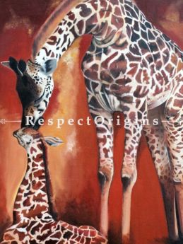 Wall Art|Original Art|Giraffe Indian Painting|RespectOrigins
