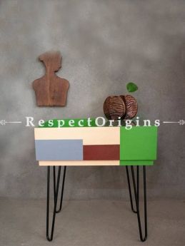 Buy Green Wood And Iron Side Table At RespectOrigins.com