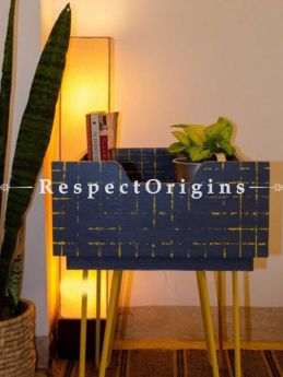 Buy Grey Wood and Iron Storage Table At RespectOrigins.com