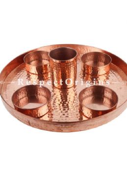 Buy Set of SixPieces Hand Hammered Copper Dish At RespectOrigins.com