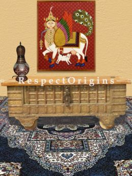 Buy Kashmiri Carpet Hand Knotted in Pure Silk; 5x7 Ft At RespectOriigns.com