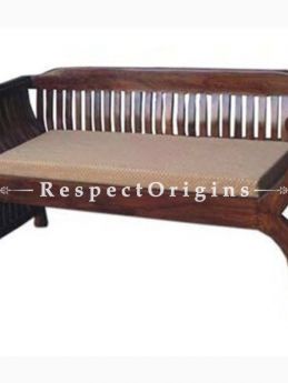 Buy Diane Handcrafted 2 Seater Sofa Cushioned Seat; Solid Wood At RespectOrigins.com