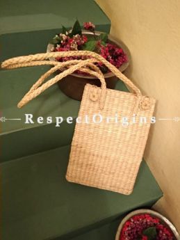 Handcrafted Shoulder Bag; Kauna Grass; Eco-friendly ; Respect Origins.com