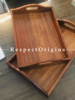 Buy Set of 2 Wooden Trays At RespectOrigins.com