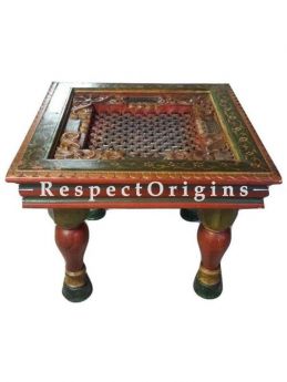 Buy Wooden Carved traditional Rectangular Coffee Table At RespectOrigins.com
