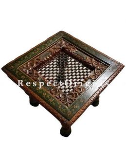 Buy Wooden Carved traditional Rectangular Coffee Table At RespectOrigins.com
