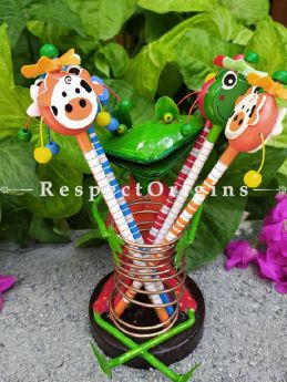 Buy Rattle and Joker Set; Channapatna Toys; Safe and non-toxic Colors At RespectOrigins.com