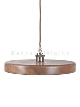 Buy Walnut Wood Hanging Lamps; 2 Inches Height, 15 Inches Width  at RespectOrigins.com
